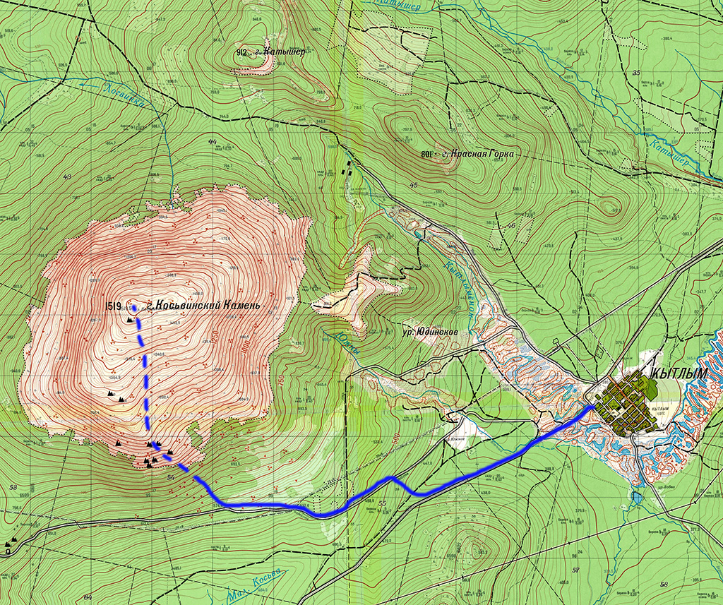 Скитур с элементами лыжного похода в районе Конжаковского камня. (карты  +GPS track) — Extreme Jewelry