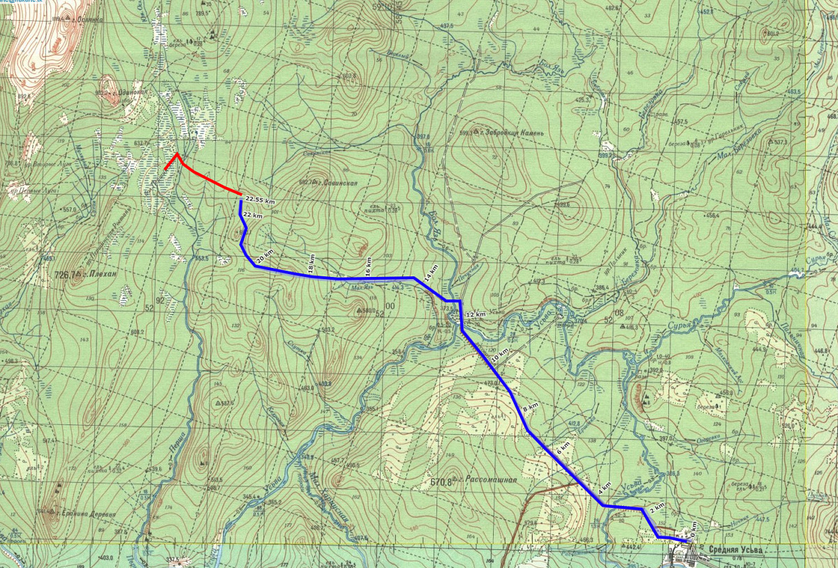Сплав по реке усьва карта маршрута