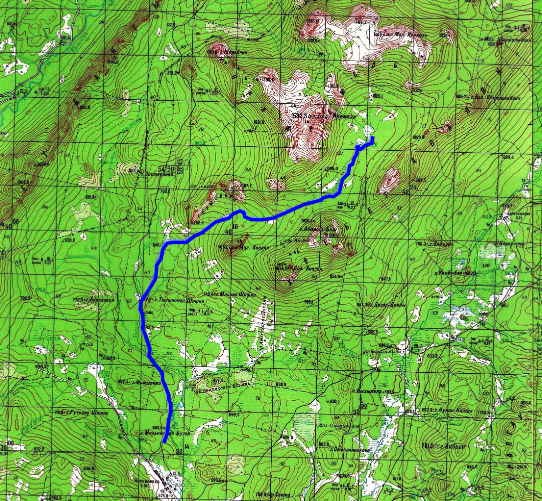 Тыгын (альтернативный маршрут на гору Иремель) GPS -трек, карты,  фотографии. — Extreme Jewelry