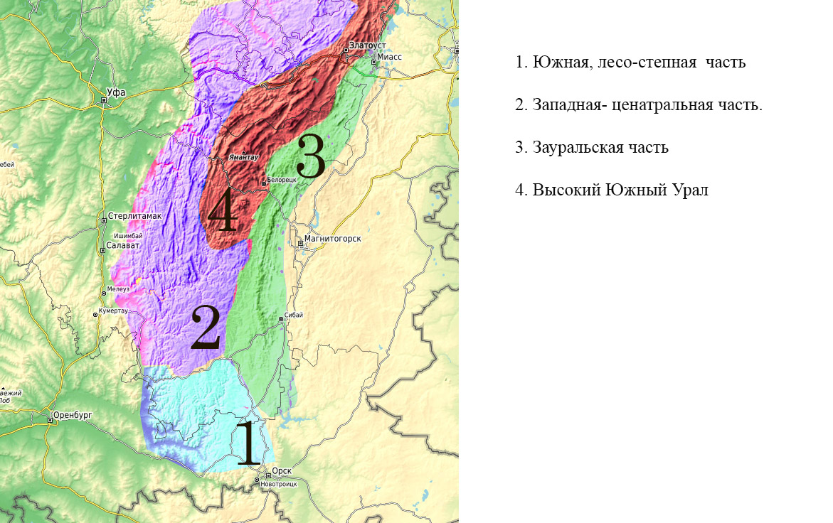 Златоуст миасс карта